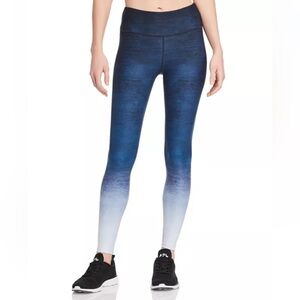 Wear it to Heart | High Rise Blue and White Ombré Legging | Medium